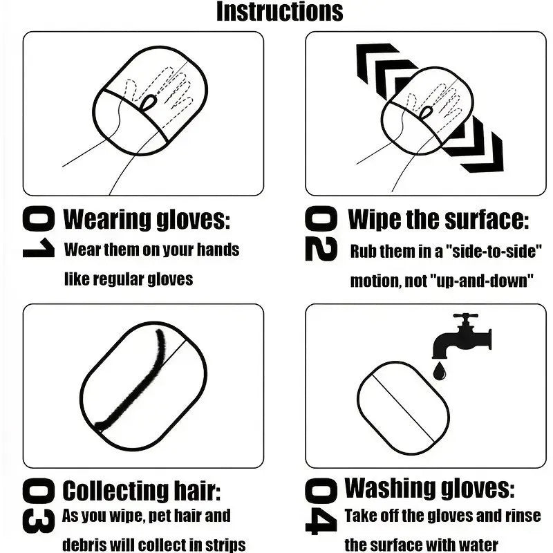 Kittava™ Premium Pet Hair Removal Glove