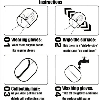 Kittava™ Premium Pet Hair Removal Glove